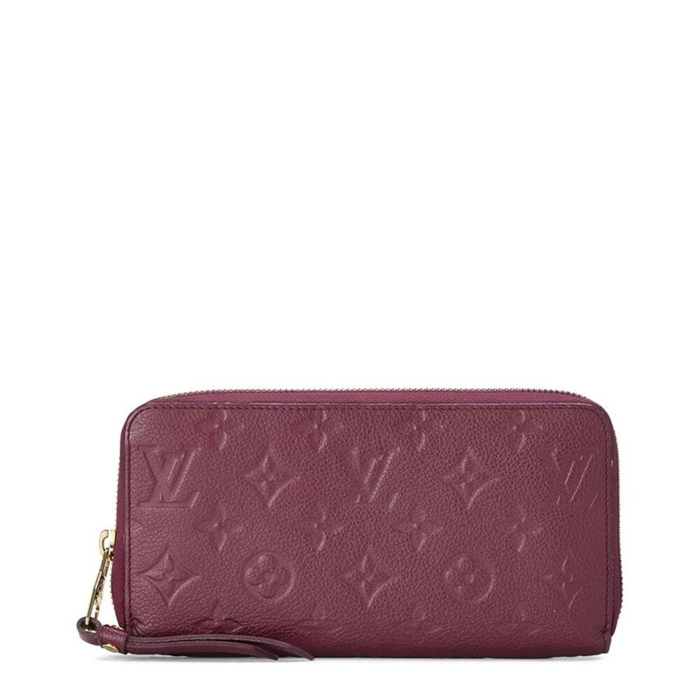 Louis Vuitton Pink Empreinte Leather Zippy Continental Wallet (Authentic